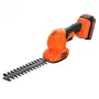 Tagliasiepi Black & Decker BCSS18D1-QW 18V batteria ricaricabile