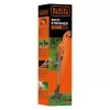 Black & Decker ST182320-QW tagliabordi a batteria, 18 V, 2,0 Ah Li-Ion, larghezza di taglio 25 cm, con batteria e caricabatterie, arancione/nero