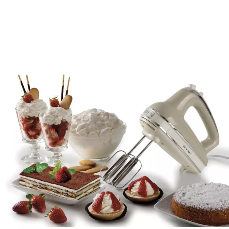 Frullatore a mano ARIETE 1548CR — 450 W, beige, frullatore elettrico a mano con fruste