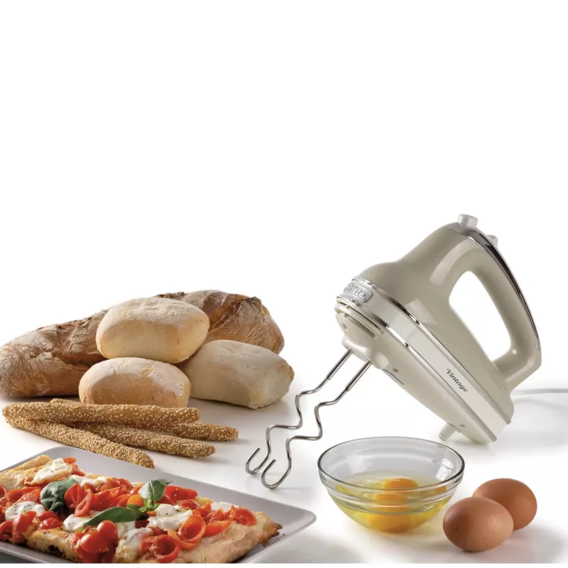 Frullatore a mano ARIETE 1548CR — 450 W, beige, frullatore elettrico a mano con fruste