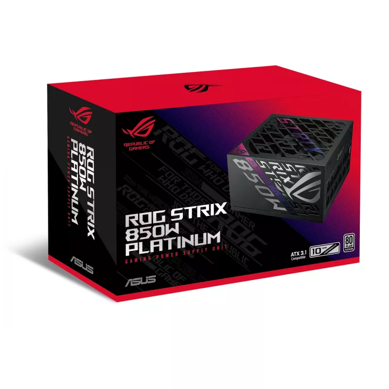 Alimentatore ASUS ROG -STRIX-850P-GAMING 850 W 20+4 pin ATX ATX nero