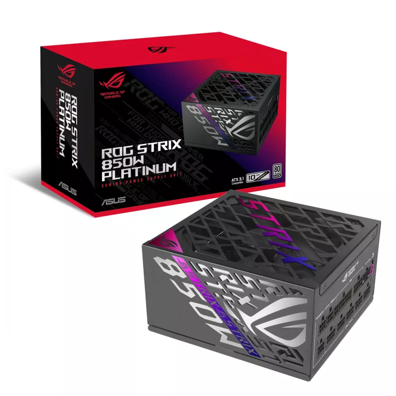 Alimentatore ASUS ROG -STRIX-850P-GAMING 850 W 20+4 pin ATX ATX nero