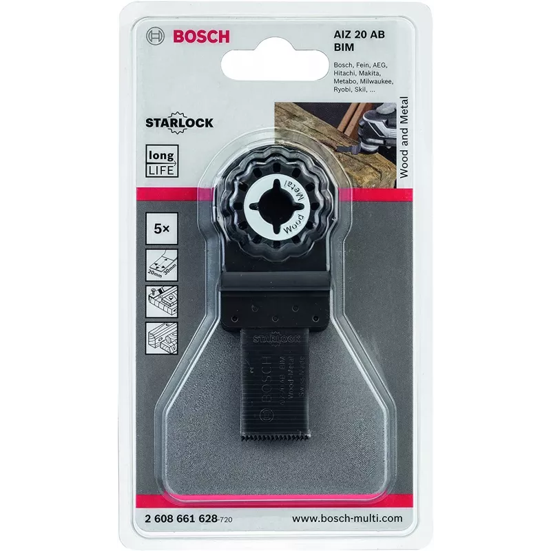 Accessorio per utensile multifunzione Bosch 2608661628 compatibile con utensili Bosch