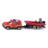 Siku Land Rover Defender con gommone modello SUV preassemblato