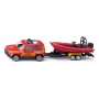 Siku Land Rover Defender con gommone modello SUV preassemblato