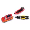 Siku Land Rover Defender con gommone modello SUV preassemblato