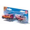Siku Land Rover Defender con gommone modello SUV preassemblato