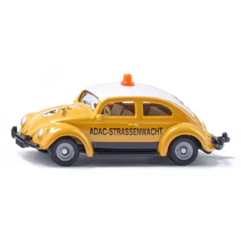 Modello auto classica Usorteret VW Beetle ADAC, preassemblato, 78×38×29 mm