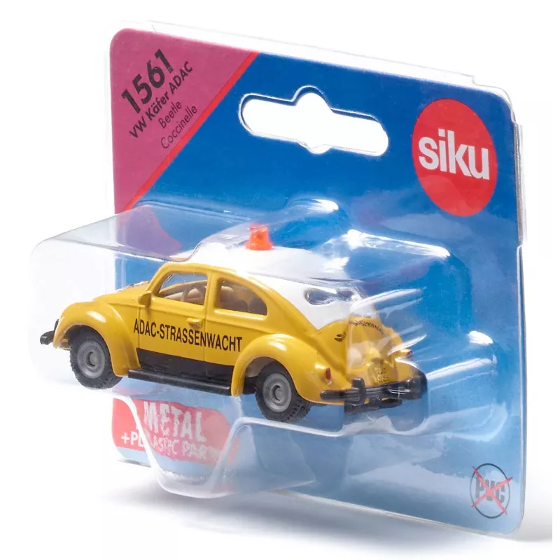 Siku 1561 VW Maggiolino ADAC modellino di veicolo, serie Blister, da 3 anni