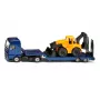 Siku MAN camion con terna caricatrice, modello camion/rimorchio, 1:87, MAN, bambino/bambina, metallo, plastica, blu, giallo
