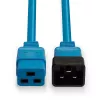 Cavo di prolunga Lindy 2m IEC C19 a C20, blu, 2 m, connettore femmina C19, connettore maschio C20, 250 V, 16 A