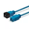 Cavo di prolunga Lindy 2m IEC C19 a C20, blu, 2 m, connettore femmina C19, connettore maschio C20, 250 V, 16 A