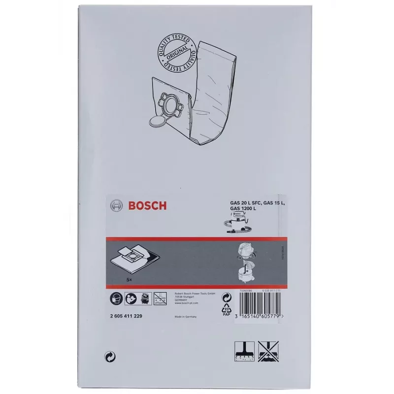 Bosch 2 605 411 229 accessorio per aspirapolvere sacchetto