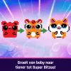 Giocattolo interattivo palla criceto Spinmaster Bitzee con oltre 20 criceti digitali, rotola e reagisce al tocco, batteria AA, multicolore