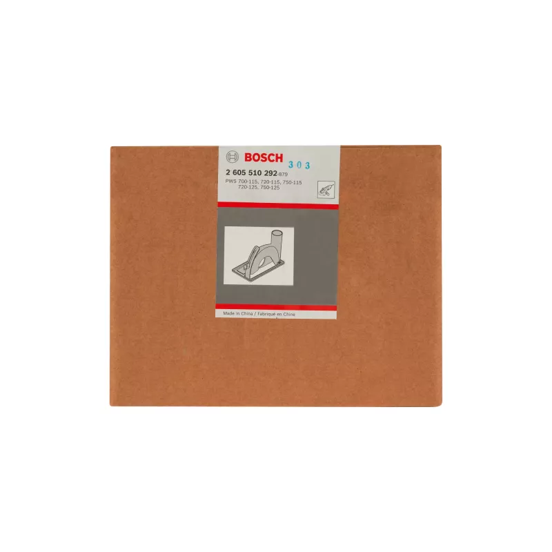 Bosch 2605510292 cappa di aspirazione con carrello di guida per smerigliatrici angolari, Ø 115/125 mm, nera