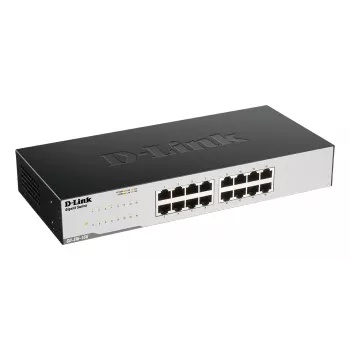 D-Link GO-SW-16G unmanaged L2 Gigabit Ethernet (10/100/1000) 1U nero