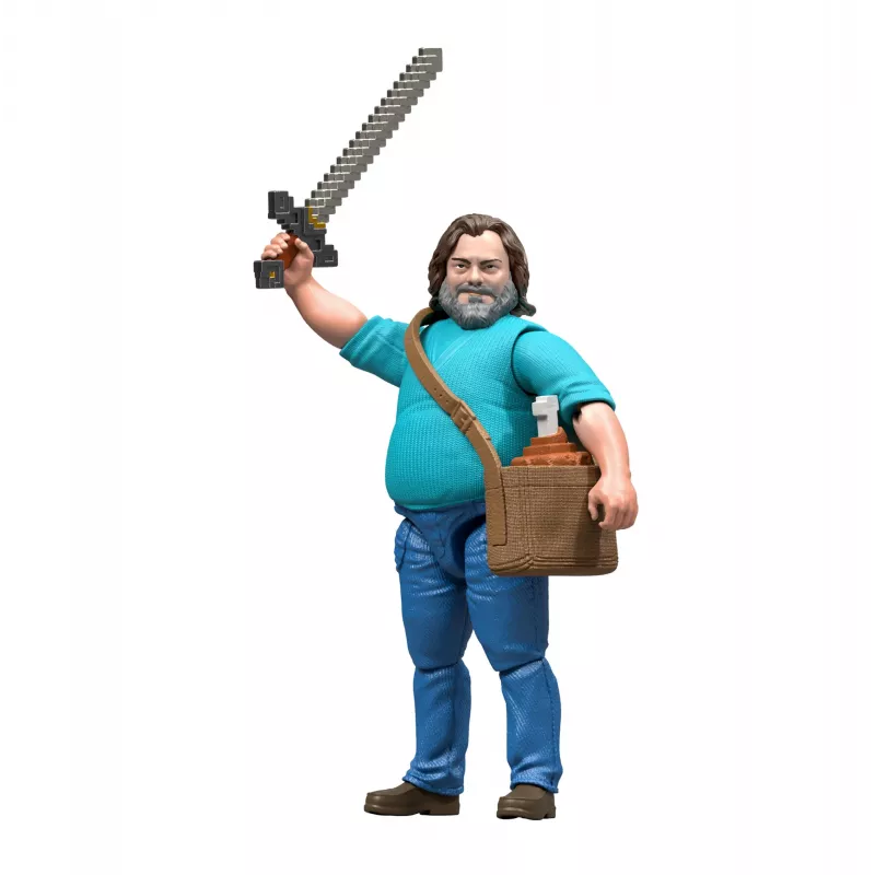 Action figure MATTEL Minecraft Steve con accessori, 4 pollici (6+), plastica, multicolore
