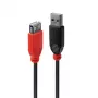 Lindy 42817 cavo prolunga attivo USB 2.0 Slim, USB-A maschio a USB-A femmina, 5 m, nero