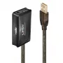 Lindy 10m hub prolunga USB 2.0 attivo, USB 2.0, USB 2.0, 480 Mbit/s, grigio, 28/24, 10 m