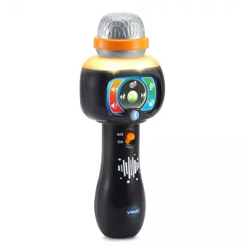VTech Baby microfono magico con canzoni, microfono giocattolo, 2 anno/i, AAA, 200 g, nero