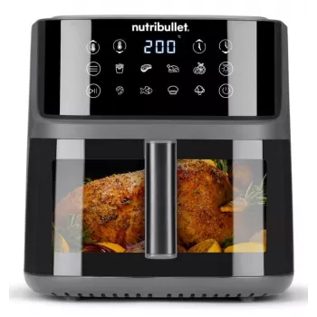 NutriBullet CrispLite Vision Single 8 L friggitrice ad aria 2000 W nero