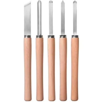 Set di scalpelli per tornitura del legno EINHELL 5 pezzi per torni