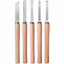 Set di scalpelli per tornitura del legno EINHELL 5 pezzi per torni