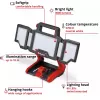 Lampada a batteria EINHELL TP-CL 18/3000 Li Set Solo — lampada da lavoro ricaricabile, rossa, senza batteria e caricabatterie