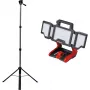 Lampada a batteria EINHELL TP-CL 18/3000 Li Set Solo — lampada da lavoro ricaricabile, rossa, senza batteria e caricabatterie