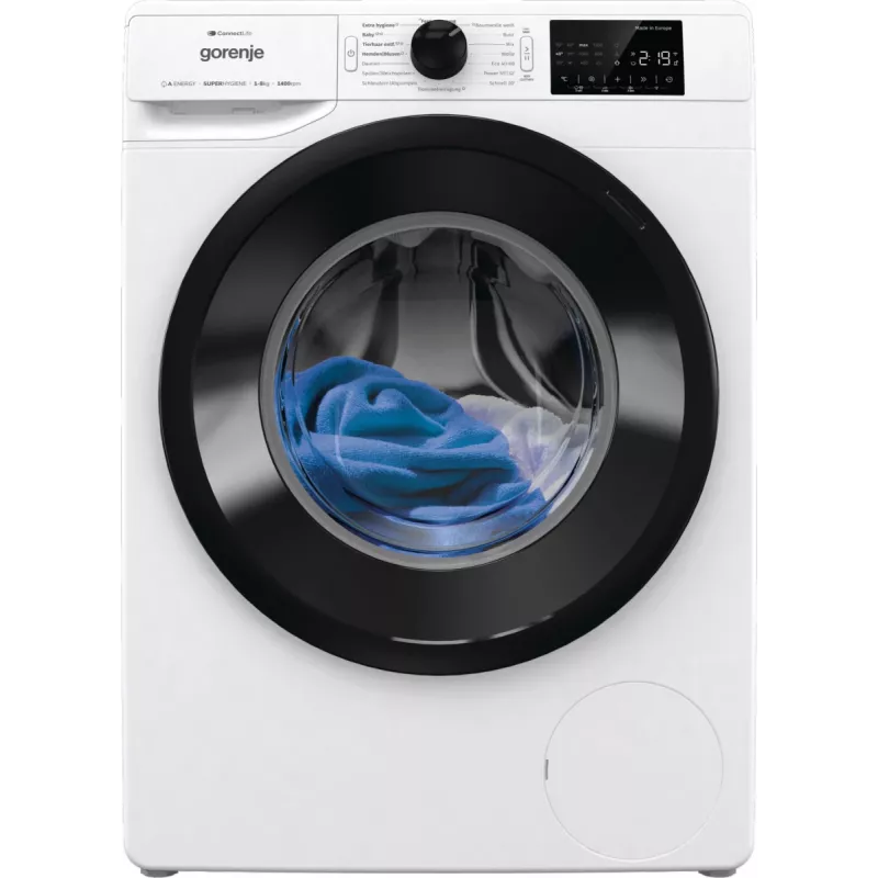 Lavatrice Gorenje WPNEI84A1TS a carica frontale 8 kg 1400 giri/min bianca