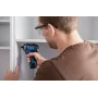 Bosch GSR 12V-35 HX Professional avvitatore a batteria, 12 V, 35 Nm, 1750 giri/min, 2 velocità, senza batteria e caricabatterie, L-BOXX, blu/nero