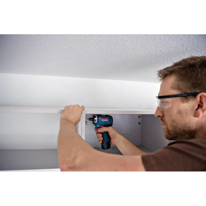 Bosch GSR 12V-35 HX Professional avvitatore a batteria, 12 V, 35 Nm, 1750 giri/min, 2 velocità, senza batteria e caricabatterie, L-BOXX, blu/nero