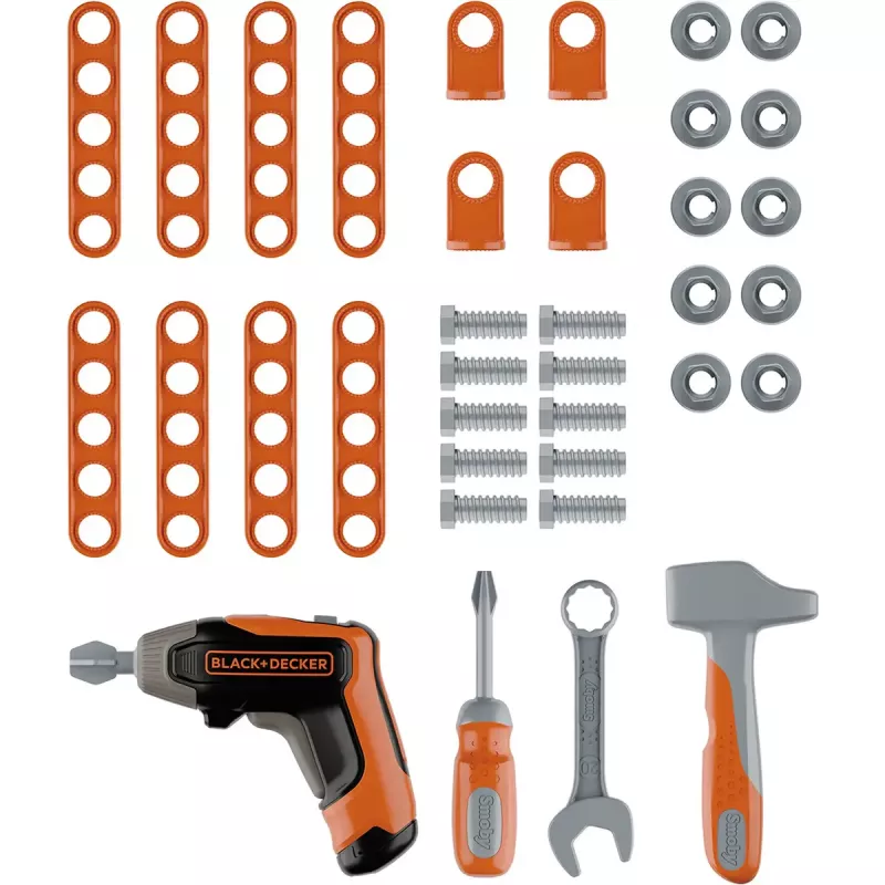 Valigetta attrezzi per bambini Simba-Dickie Smoby Black+Decker set attrezzi giocattolo
