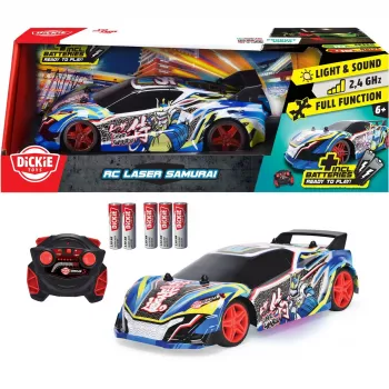 Auto radiocomandata Simba-Dickie Dickie RC Laser Samurai scala 1:20