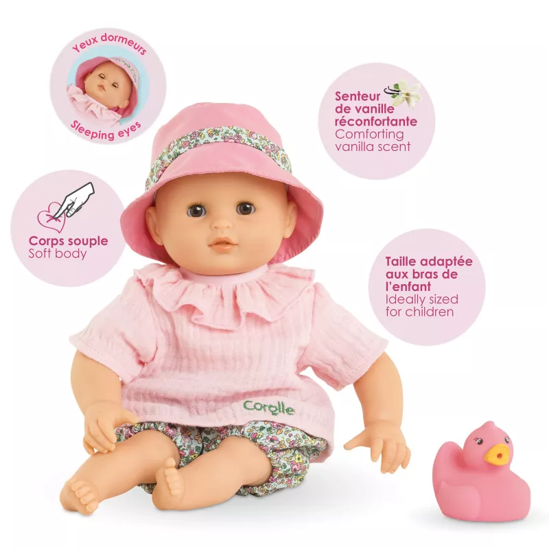 Mon Premier Poupon Badebaby Coralie, bambola