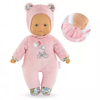 Orsetto di peluche Simba‑Dickie Corolle Mon Doudou Corolle Sweetheart rosa — peluche coccoloso