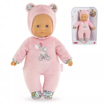Orsetto di peluche Simba‑Dickie Corolle Mon Doudou Corolle Sweetheart rosa — peluche coccoloso