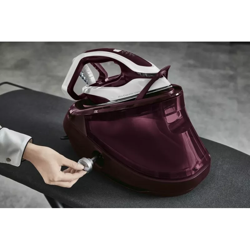 Tefal Pro Express Vision GV9810 3000 W 1,1 L suola Durilium AirGlide Autoclean rosso, bianco