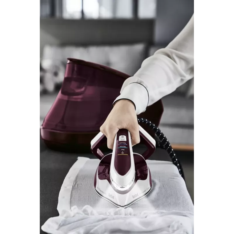 Tefal Pro Express Vision GV9810 3000 W 1,1 L suola Durilium AirGlide Autoclean rosso, bianco