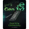 ICY BOX IB-2817M-C32 case per SSD nero M.2