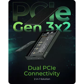 ICY BOX IB-2817M-C32 case per SSD nero M.2