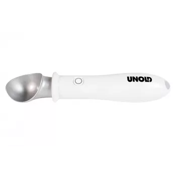 Paletta per gelato Unold 488990 4 mm acciaio inox plastica bianco