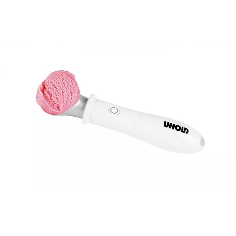 Paletta per gelato Unold 488990 4 mm acciaio inox plastica bianco