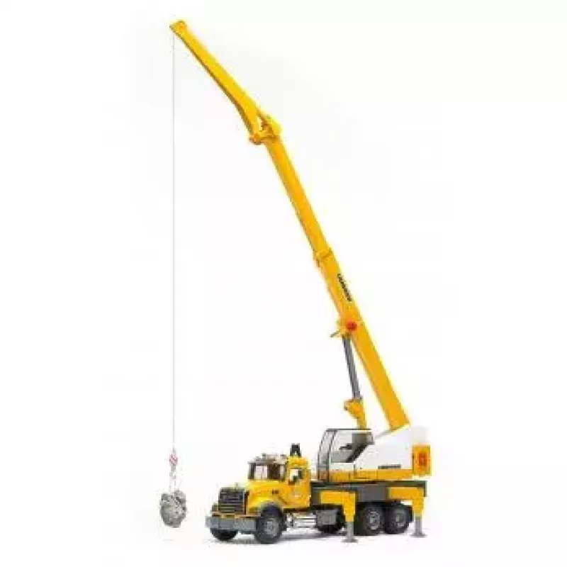 Camion con gru BRUDER MACK Granite Liebherr