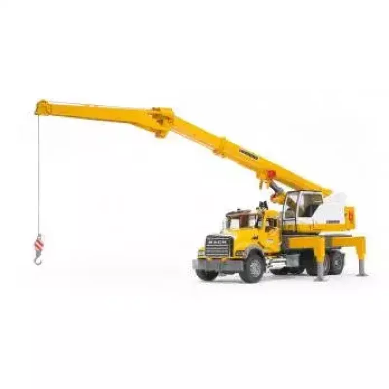 Camion con gru BRUDER MACK Granite Liebherr