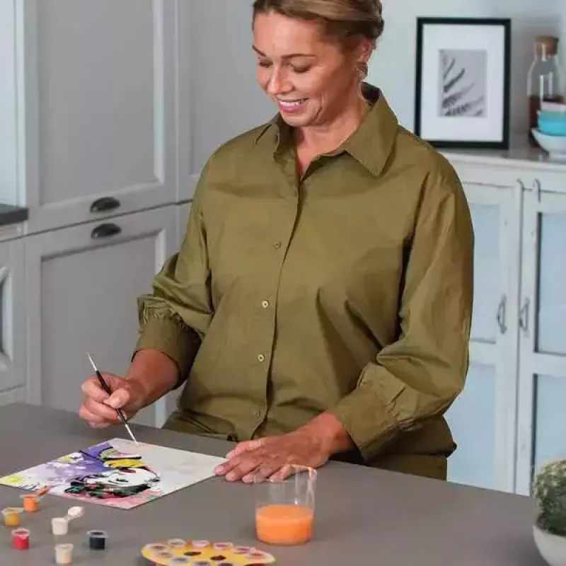 Set puzzle da colorare Ravensburger CreArt Premium — Audrey Hepburn (Ravensburger 25526)