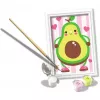 Set di pittura Ravensburger CreArt — Avocado (motivo di design)