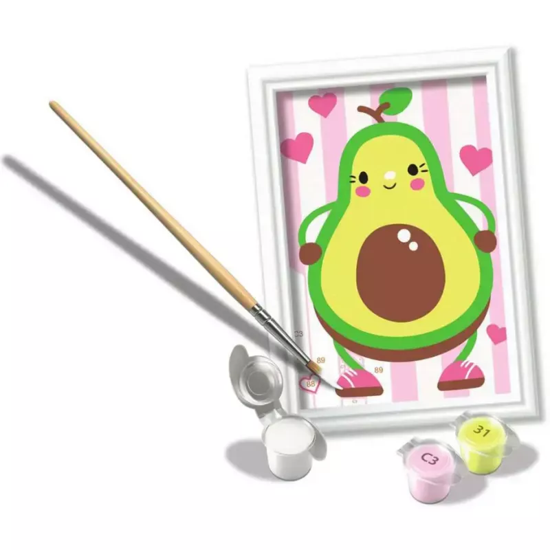 Set di pittura Ravensburger CreArt — Avocado (motivo di design)