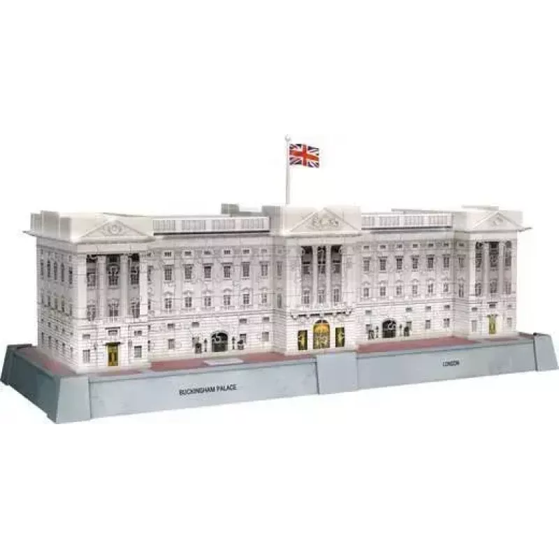 Puzzle 3D Ravensburger Iconics Buckingham Palace con luce, 216 pezzi