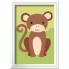 Ravensburger CreArt set di pittura Piccola scimmia – set di pittura creativo per bambini